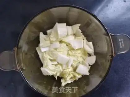 Make Cod radish and cabbage step 1
