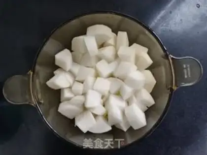 Make Cod radish and cabbage step 2