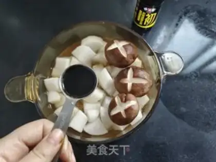 Make Cod radish and cabbage step 5
