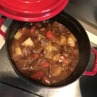 Make Curry beef stew potatoes step 10