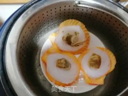 Make Steam scallops step 2