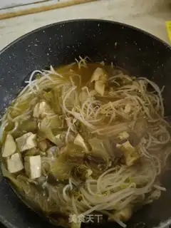 Make A sour dish fan soup step 5
