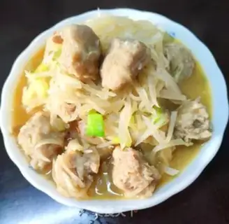 Make The radish fish balls step 7
