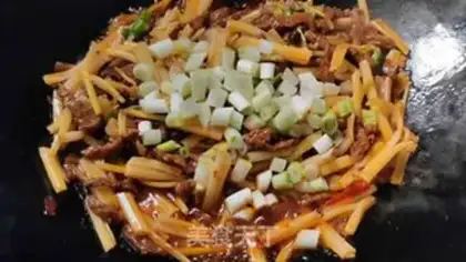 Make Celery with beef step 7