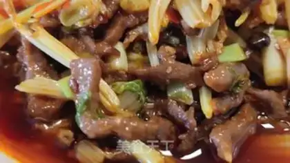 Make Celery with beef step 10