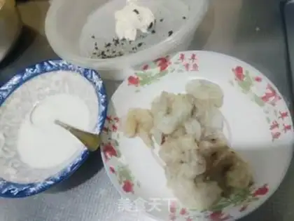 Make Mustard shrimp balls step 2