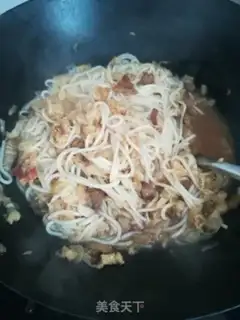 Make Beef whistled rice line step 8