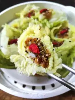 Make Garlic cabbage step 9