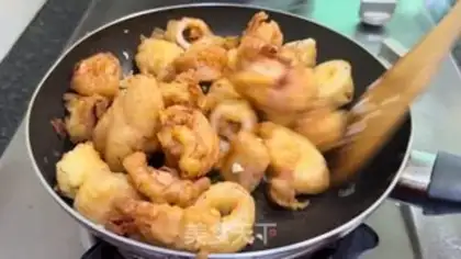 Make Pepper salt squid step 10