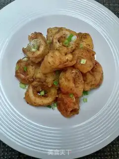 Make Pepper salt squid step 12