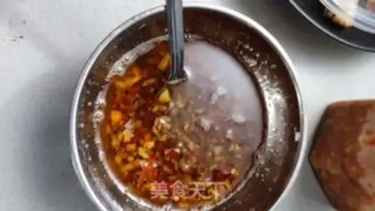Make A fan of garlic veggies step 5