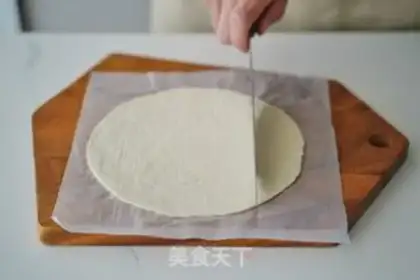 Make Christmas European ham Napoleon step 1