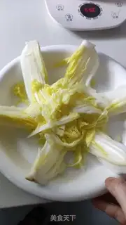 Make A fan of garlic veggies step 7