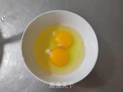 Make Mustard fried eggs step 2