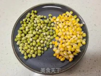 Make Shrimp fried peas and radish corn step 3