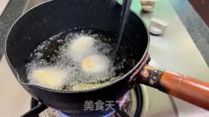 Make Honey mustard shrimp ball step 7