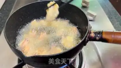 Make Honey mustard shrimp ball step 9