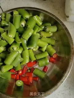 Make Cream peppers and chickens step 4