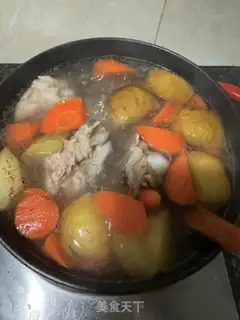 Make Carrot apple hog soup step 9