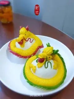 Make Steam dragon buns step 0