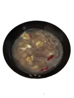 Make Red burning pig hoof step 3