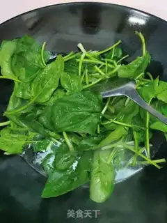 Make Onion spinach step 2