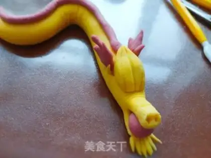Make Steam dragon buns step 6