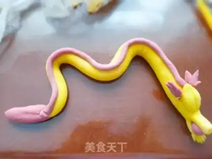 Make Steam dragon buns step 7