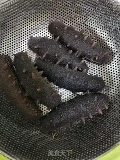 Make Burning sea cucumber step 1