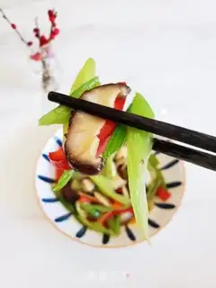 Make Celery fried mushrooms step 8