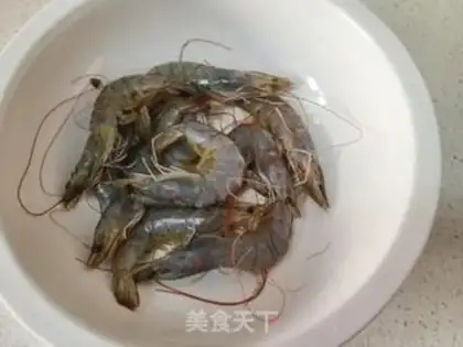 Make Peas shrimp step 2