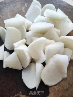 Make The radish crotch soup step 3