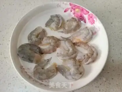 Make Peas shrimp step 3