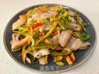 Make Chili fried pork step 5