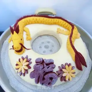 Make Dragon buns step 9
