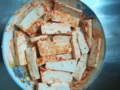 Make Tofu eggs step 2