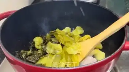 Make Sour pickles, soy sauce step 5