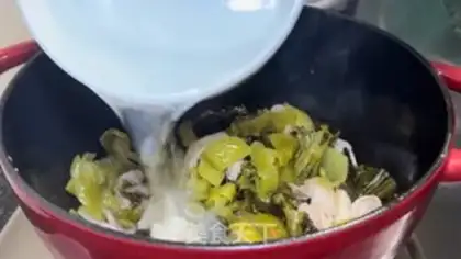 Make Sour pickles, soy sauce step 6