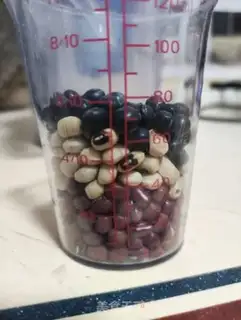 Make Red bean rice step 2