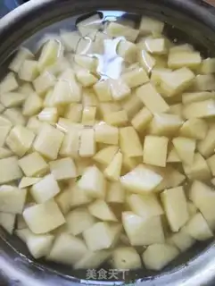Make Potato chicken meatball soup step 3
