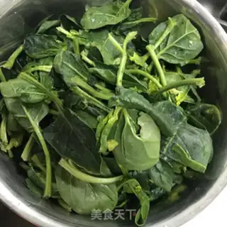 Make Low fat spinach step 0