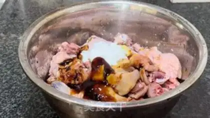 Make Abalone chicken step 4