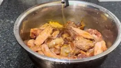 Make Abalone chicken step 5