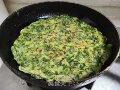 Make A yellow egg pancakes step 4