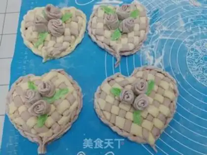Make Flower buns step 9