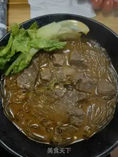 Make Red soup beef powder step 7