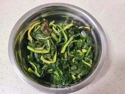 Make Yellow leaves, dry bean skin step 0