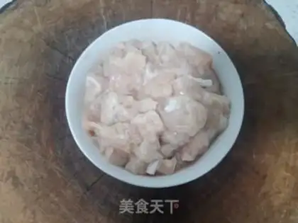 Make Pyramid fried chicken step 1