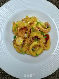 Make Honey mustard squid step 12