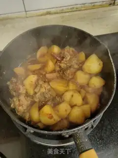 Make Spicy potatoes for chicken step 6
